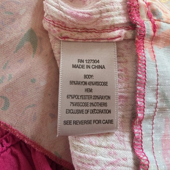 John Mark Pink Boxy Embellished Blouse - Picture 7 of 8